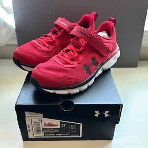 NWT red UA sneakers